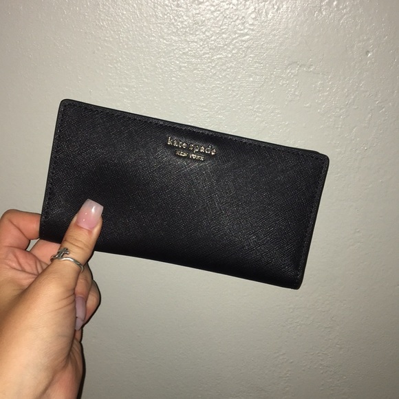 KAE SPADE BLACK WALLET